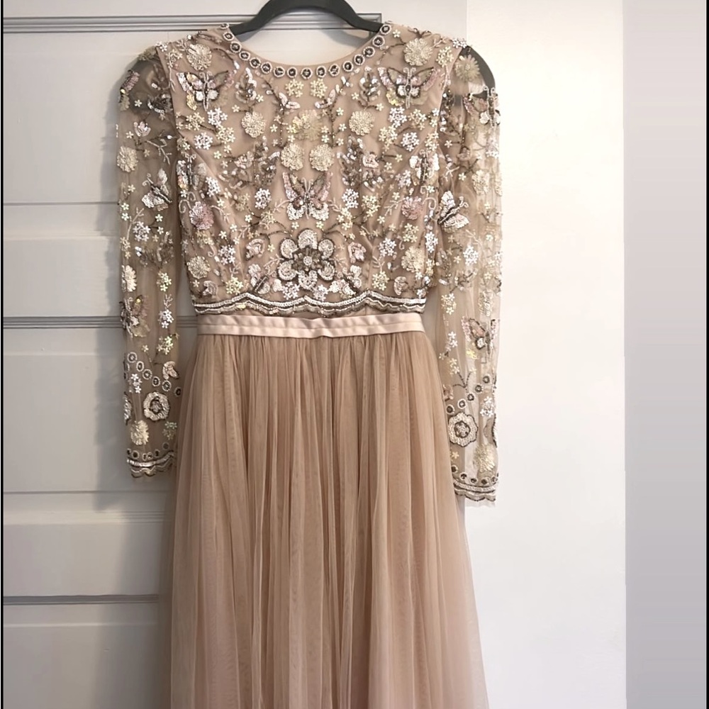 PARTY DRESS Needle & Thread
Butterfly Gown Tulle Maxi Dress - Petal